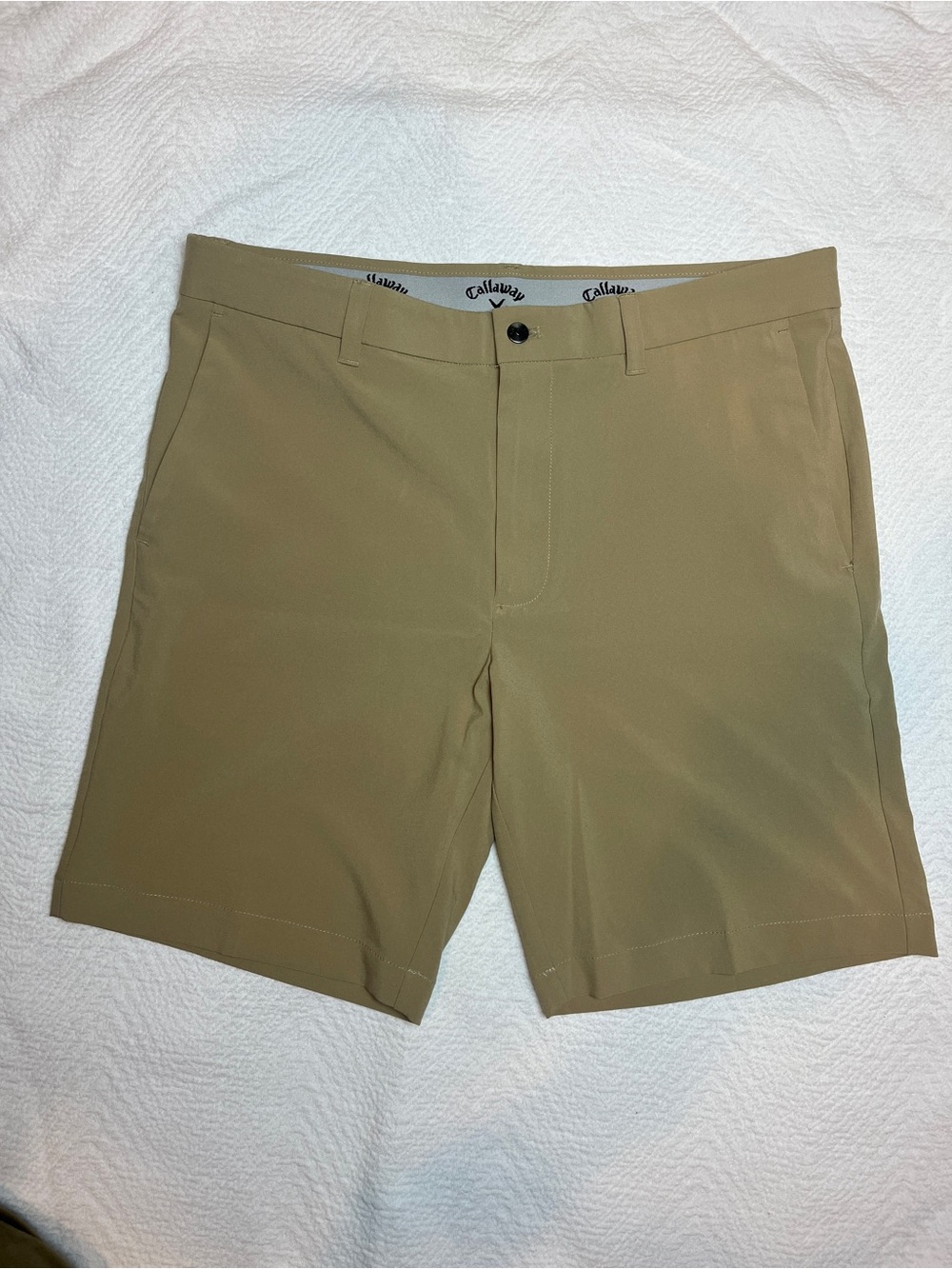 Callaway Men's Khaki Performance Golf Shorts Athleisure Activewear Preppy Size 3